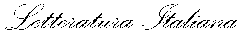 Letteratura italiana